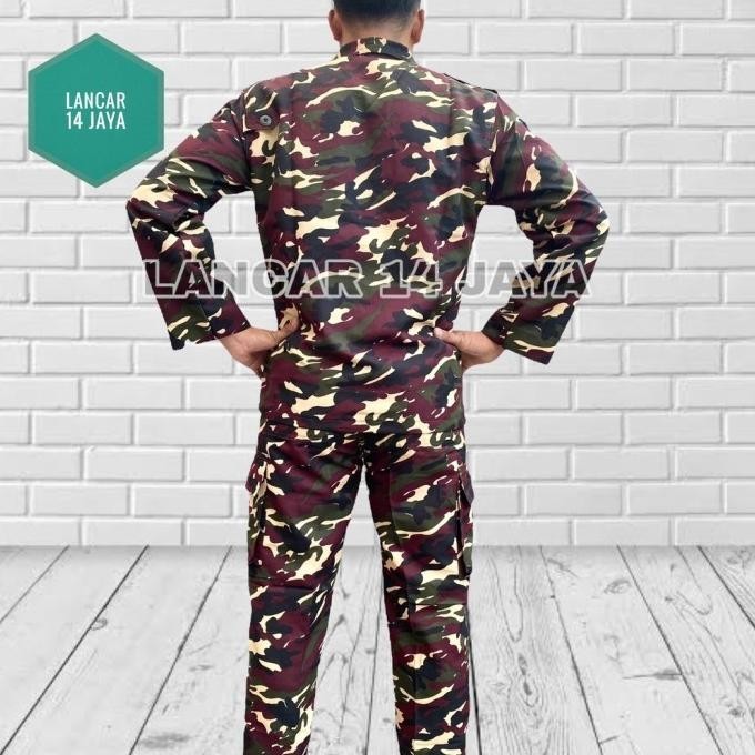 Baju Banser Seragam Pdl Banser Doreng Nasional Atribut Banser