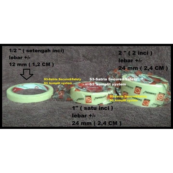 

DISKON LAKBAN KERTAS 4,8 CM DAIMARU LAKBAN KERTAS 2 LEBAR +/- 48MM !