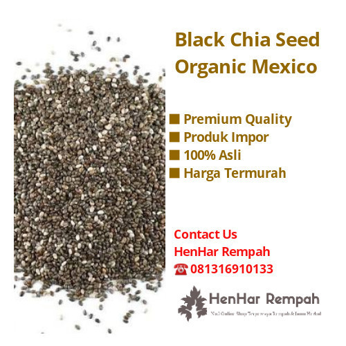 

Terlaris Black Chia Seed Organic Mexico 1 Kg SALE