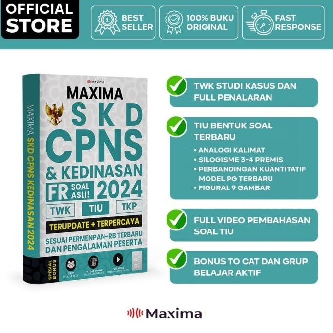 

BUKU MAXIMA SKD CPNS DAN KEDINASAN 2024