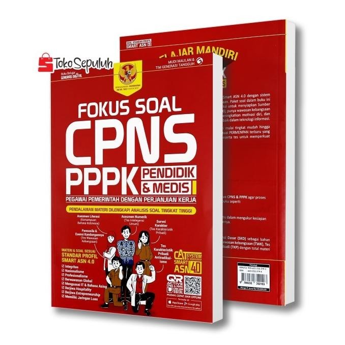 

Buku Tes CPNS PPPK Fokus Soal CPNS & PPPK Pendidik & Medis