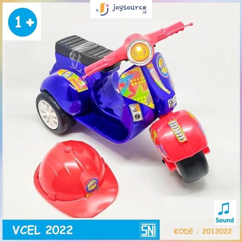 BDG MAINAN MOTOR DORONG VESPA MUSIK / MAINAN MOTOR DORONG ANAK VESPA MUSIK BONUS M TERLARIS