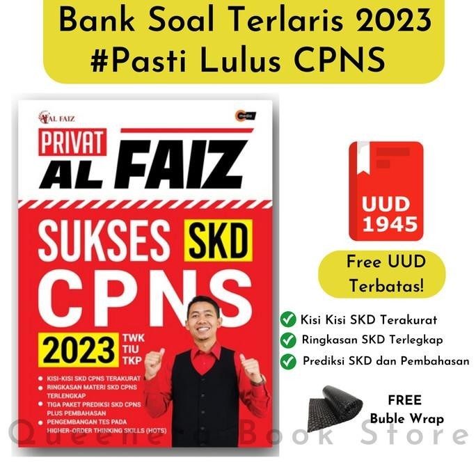 

Buku Privat Al Faiz Sukses SKD CPNS 2023 TKW TIU TKP - Buku Tes CPNS 2