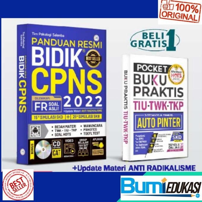 

Panduan Resmi Bidik CPNS 2021 + BONUS POCKET TIU TWK DAN TKP