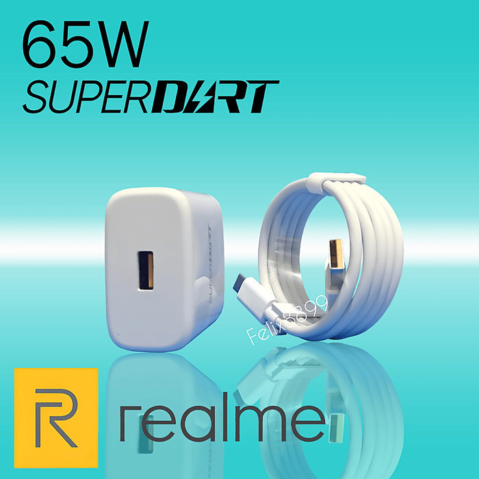Charger Realme 65W Super Vooc Usb Type C Original Realme 7 Pro 7Pro