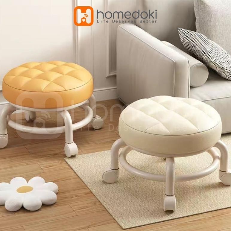 Homedoki Kursi Santai / Kursi Bulat / Kursi Kecil / Kursi Bundar / Kursi Bulat Roda