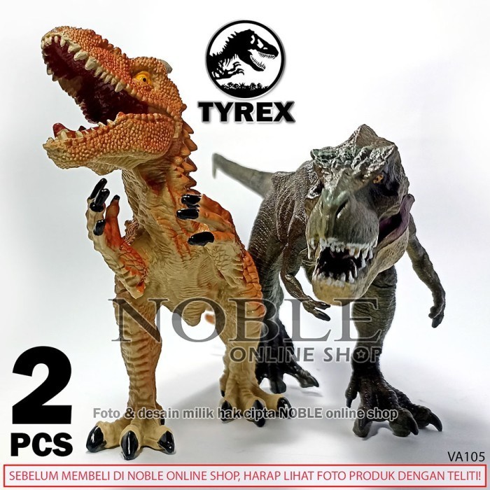 Tyrex Dinosaurs Figure Miniatur Tirex Dinosaurus Jurassic Toys Mainan