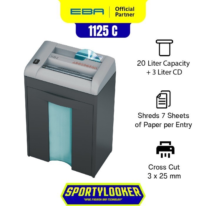 

EBA 1125C / 1125 C Paper Shredder - Mesin Penghancur Kertas Grs Resmi