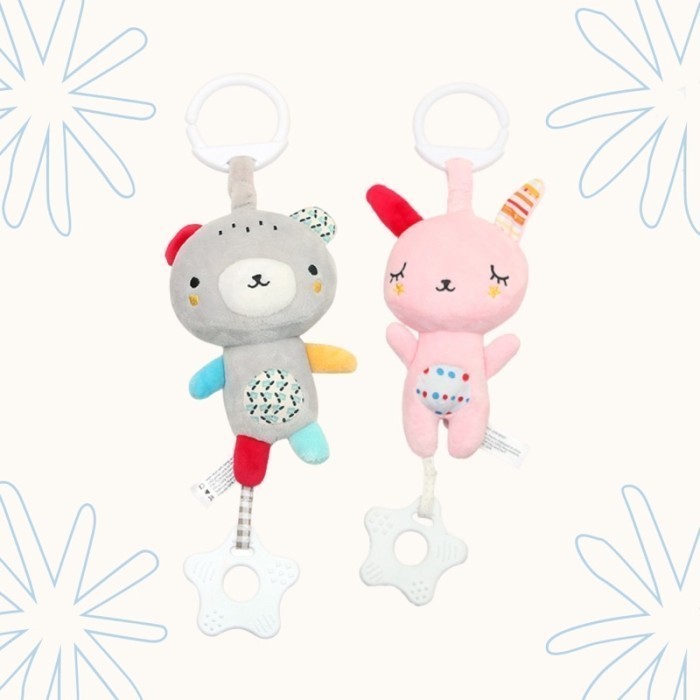 MAINAN MUSIK BAYI GANTUNGAN STROLLER BAYI BONEKA MUSIK BAYI