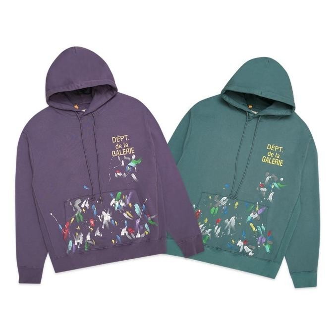 Gallery Dept Paint Splatter Hoodie