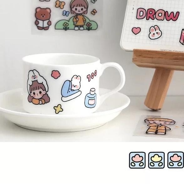 

Sticker Lucu Diary Waterproof Gift Box Hadiah Gadis