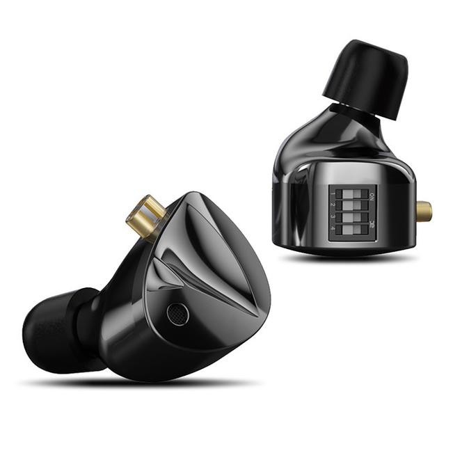 KZ D-FI Earphone with Mic Innovative Precise Tuning Method KZ D Fi DFi - With Switch,Driver No Cable
