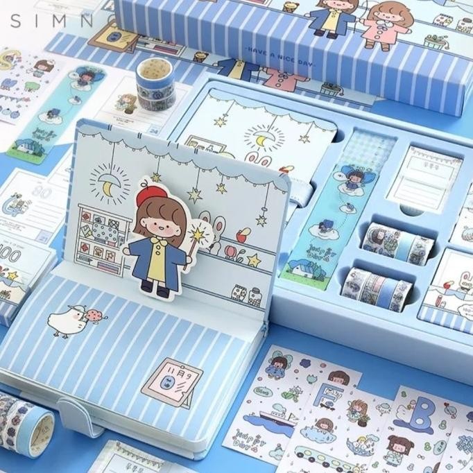 

Diary Set Kit - Journal Kit Set - Kado Valentine - Kado Ulang Tahun