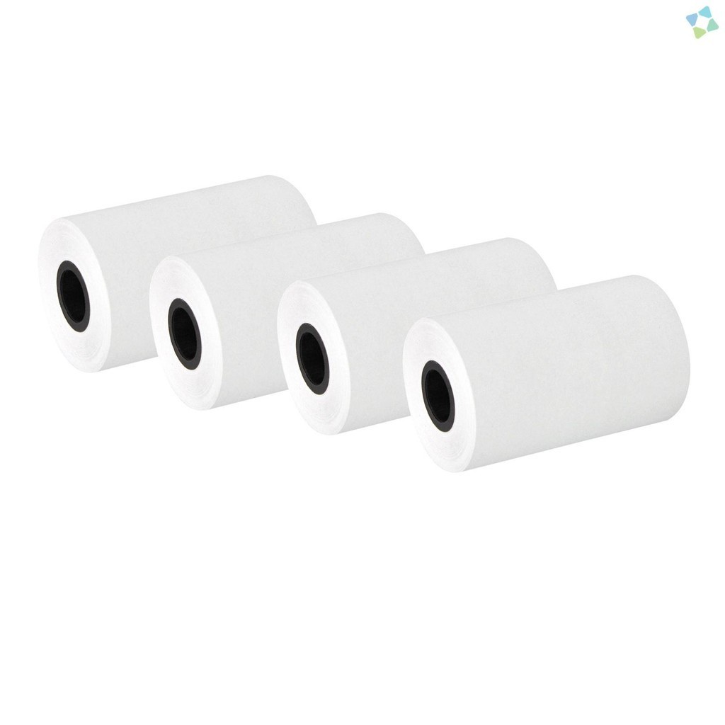 

4 Rolls Thermal Receipt Paper 57x40mm/2.24x1.57in White Thermal Paper Roll Bill Ticket Clear Printing for Cash Register 58mm POS Thermal Receipt Printer
