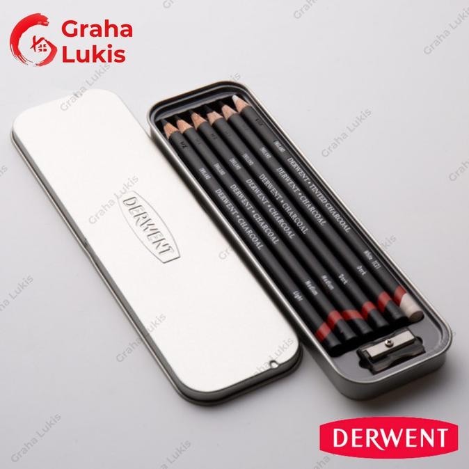 

Derwent Charcoal 6 Tin