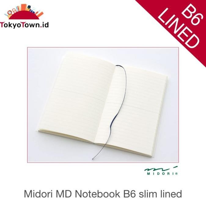

Midori Md Notebook Journal B6 Slim Lined Ruled