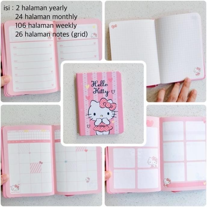 

Planner Weekly (Mirip Hobonichi Weekly) Sanrio