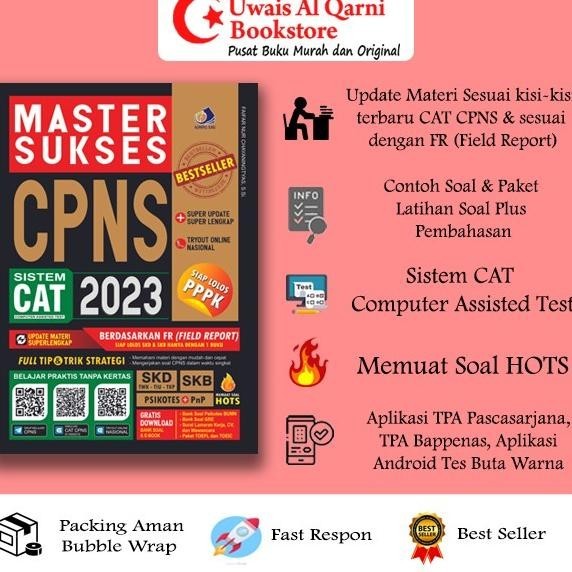 

ORIGINAL BUKU MASTER SUKSES CPNS SISTEM CAT 2023 - KOMPAS ILMU