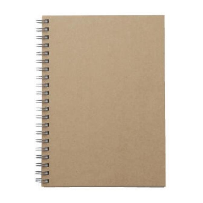 

Muji Double Ring Note Plain 80 Sheet / Notebook Polos