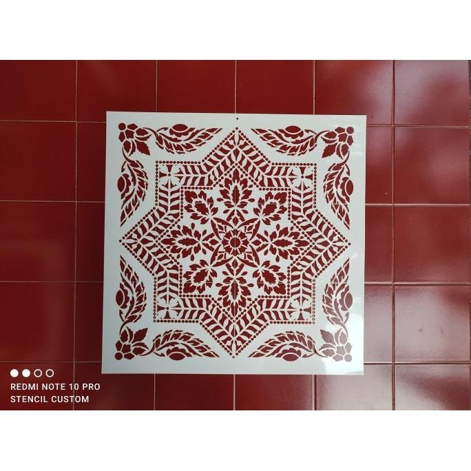 

Stencil Lantai / Floor Stencil Motif 2A