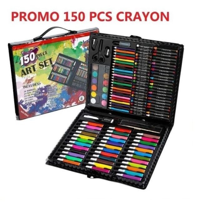 

Crayon Set Isi 150 Pcs Pensil Warna Set Anak Full Set Alat Lukis
