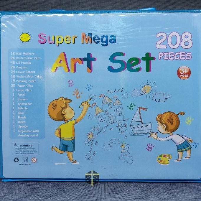 

Super Mega Art Set 208 Pcs Crayon Paket Alat Gambar Lengkap Murah