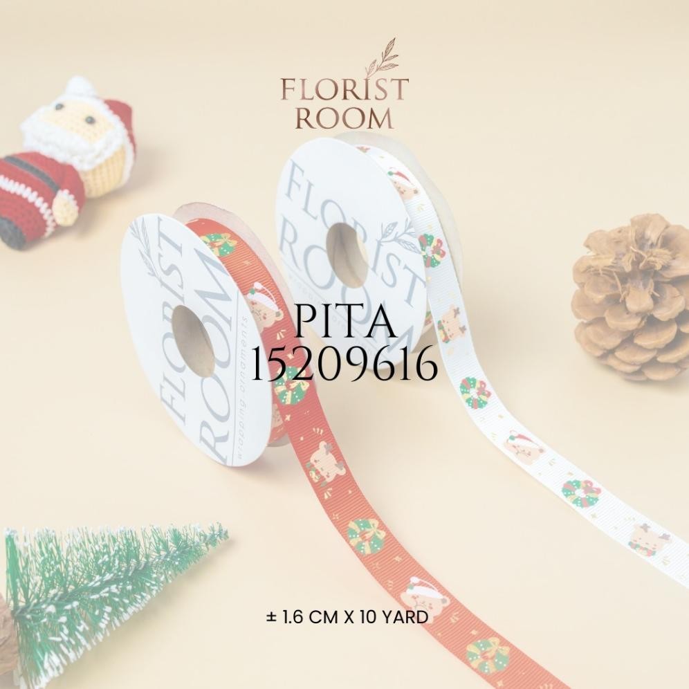 

SALE Christmas Ribbon Pita Natal Kode = 15209616 - Hiasan kado Hampers DIY fg-87