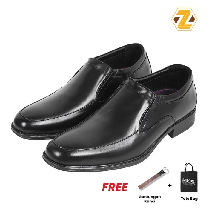 Zeger Footwear Sepatu Formal Pantofel Kulit Pria - Sk 171