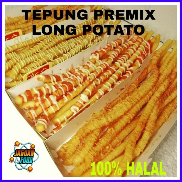 

Terbaru Tepung Premix Long Potato Atau Kentang Panjang Anti Gagal 500Grm Promo Terlaris