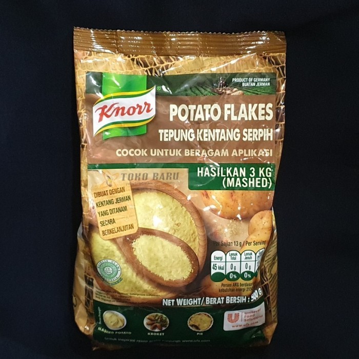 

Terbaru Knorr Potato Flake Mashed Potato Isi 500Gr Promo Terlaris