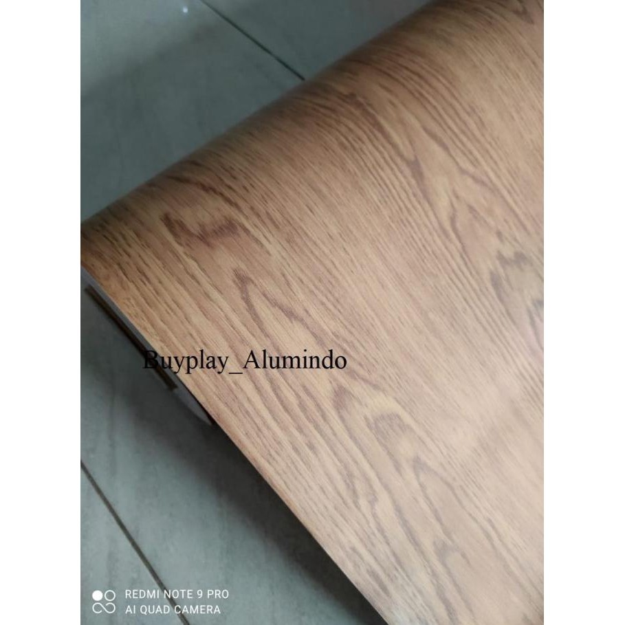 Stiker Karpet / Stiker lantai / Serat Kayu Motif Kayu/ Marmer 1roll GM