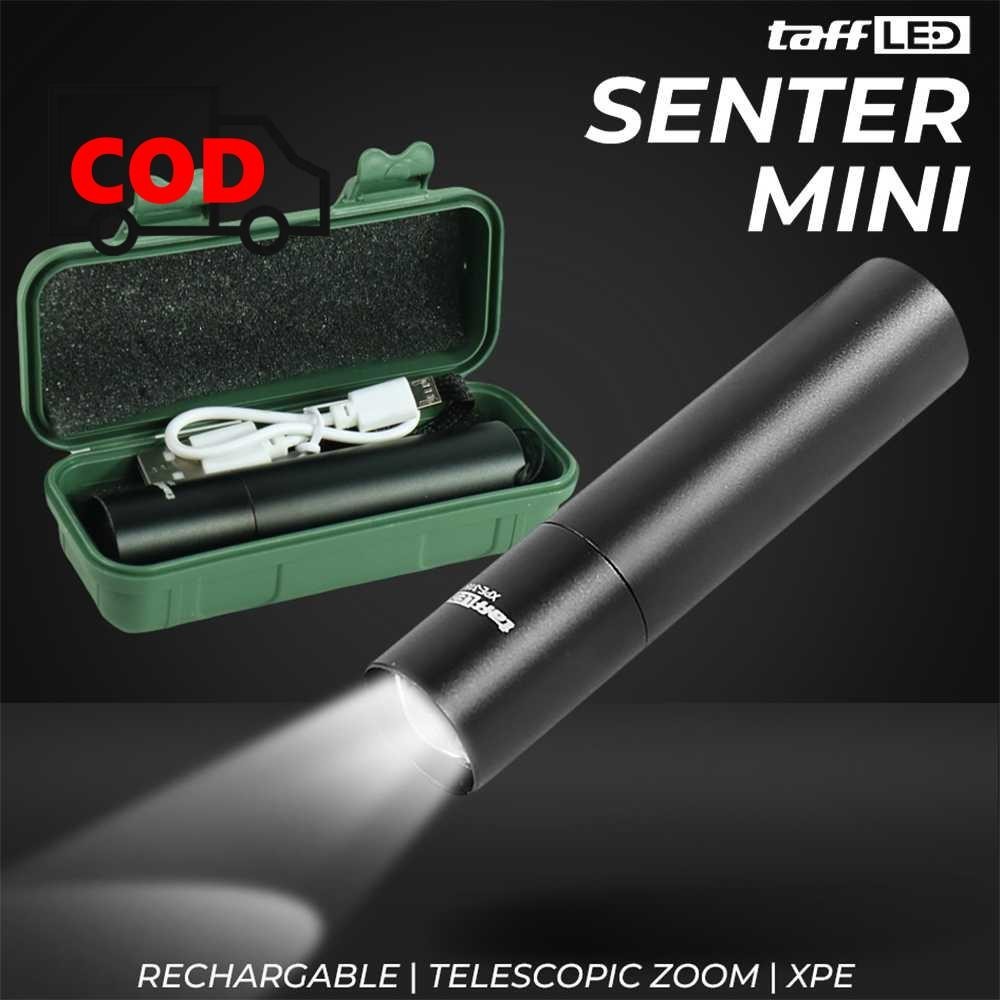 Senter LED Mini Rechargerable Zoom XPE