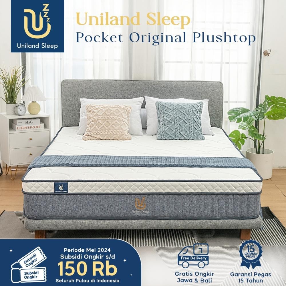 Uniland Sleep 180x200 / King Size / Ukuran No 1 / Kasur Busa / Pocket Spring