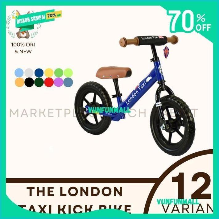 ELC LONDON TAXI KICK BIKE KICKBIKE / SEPEDA ANAK / BALANCING BIKE HIGHT QUALITY 