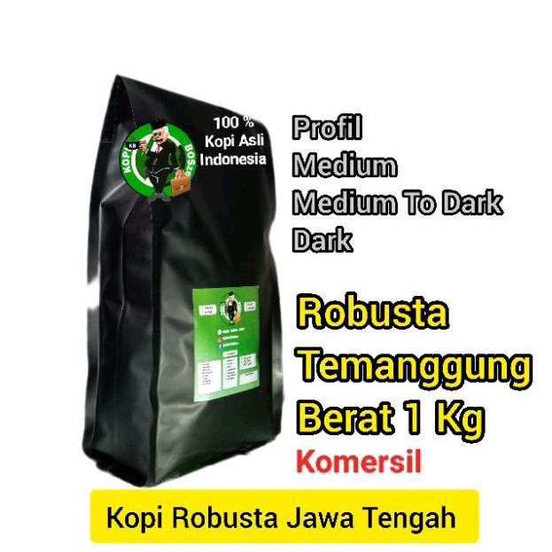 

Kopi Robusta/Robusta Coffee Temanggung 1kg Biji/Bubuk/Kopi Giling Grade1 Ekonomis Termurah
