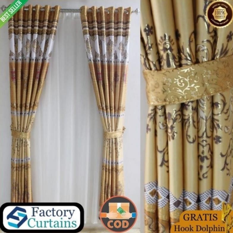 Gorden Jendela Kamar Tidur Minimalis Blackout Import Premium Glossy High Quality