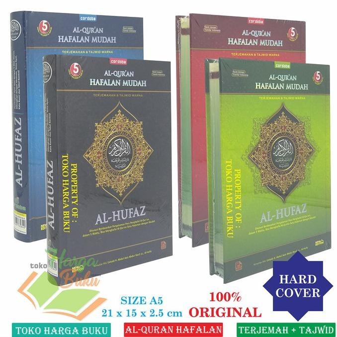 

Al Quran Hafalan Al Hufaz A5 ORIGINAL Terjemahan dan Tajwid Warna