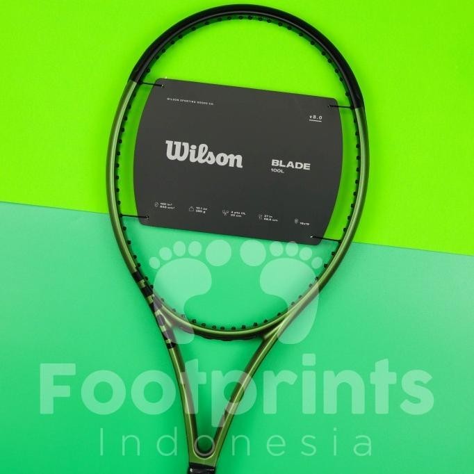 Raket Tenis Wilson Blade 100L V8 285 gr Tennis Racket Original 100 L