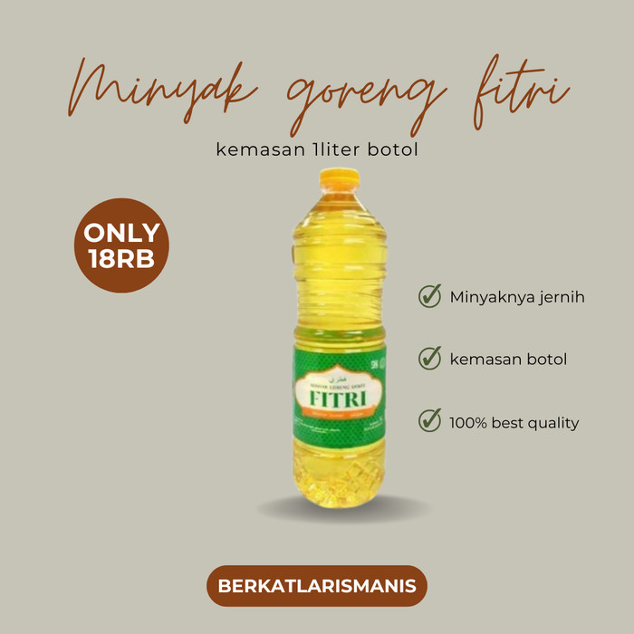 

FITRI MINYAK GORENG KEMASAN 1LITER