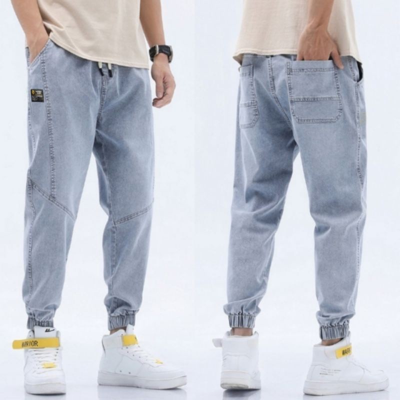 [PREMIUM] BEST PRODUCT Celana pria JOGER SHIRWAL JEANS - Sirwal jogger plat PREMIUM