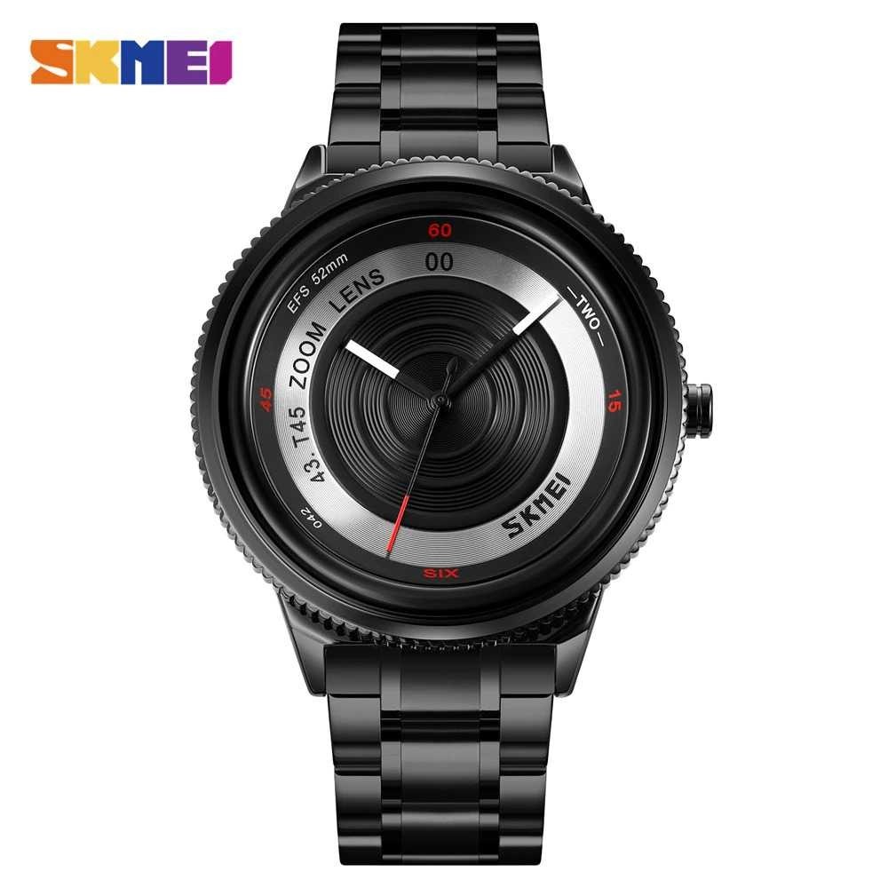 SKMEI Jam Tangan Analog Pria Strap Stainless Steel - 9267