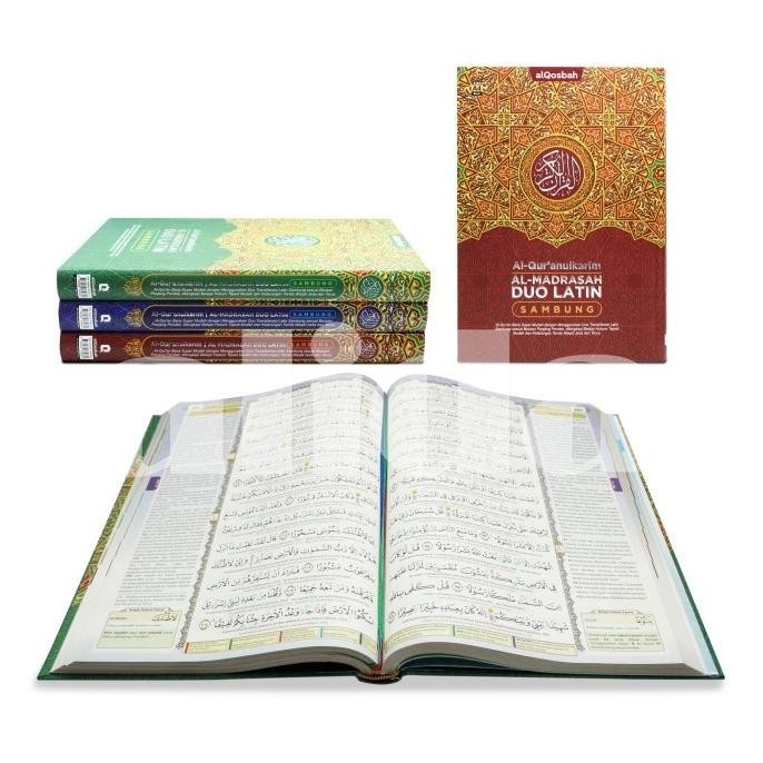 

Alquran Al-Madrasah Duo Latin Sambung Uk A4 Al-Quran Latin Almadrasah