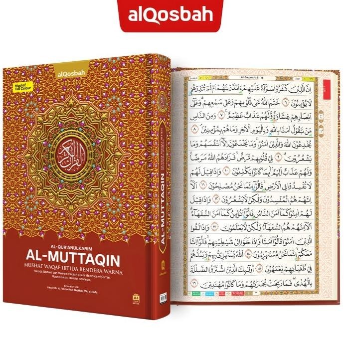 Alquran Al Muttaqin Ukuran Besar A4, Al Quran Waqaf Ibtida Al Qosbah