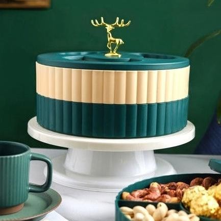 

OLH - Candy Box Merah Tempat Permen Kue Imlek Rusa Emas Kado Imlek Murah TERLARIS