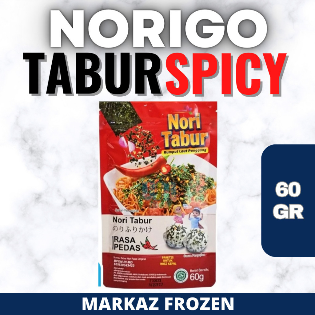 

NORIGO NORI TABUR SPICY 60GR (20/Q)