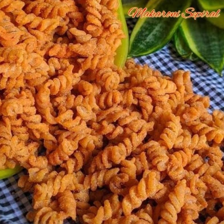 

MAKARONI SEPIRAL RASA PEDAS 500 GRAM MAKARONI ULIR BALADO