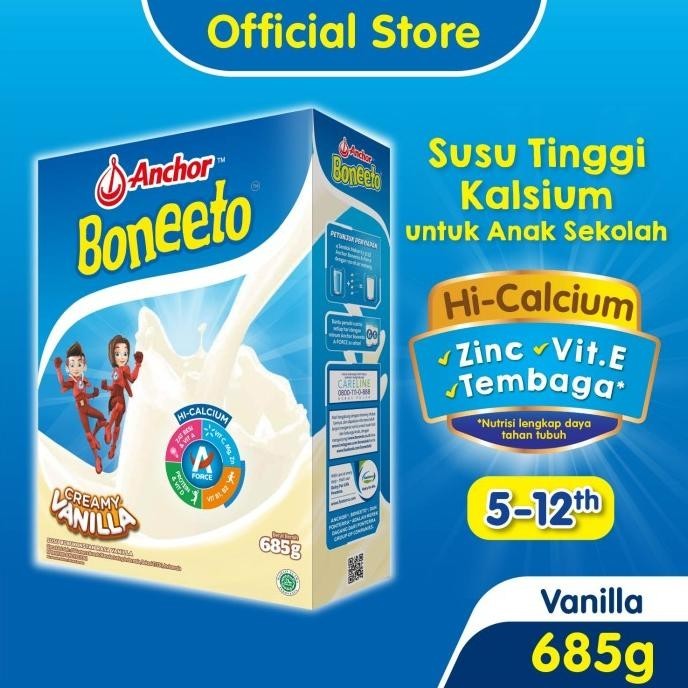 

Boneeto Susu Bubuk Vanila 685g - Susu Pertumbuhan Anak