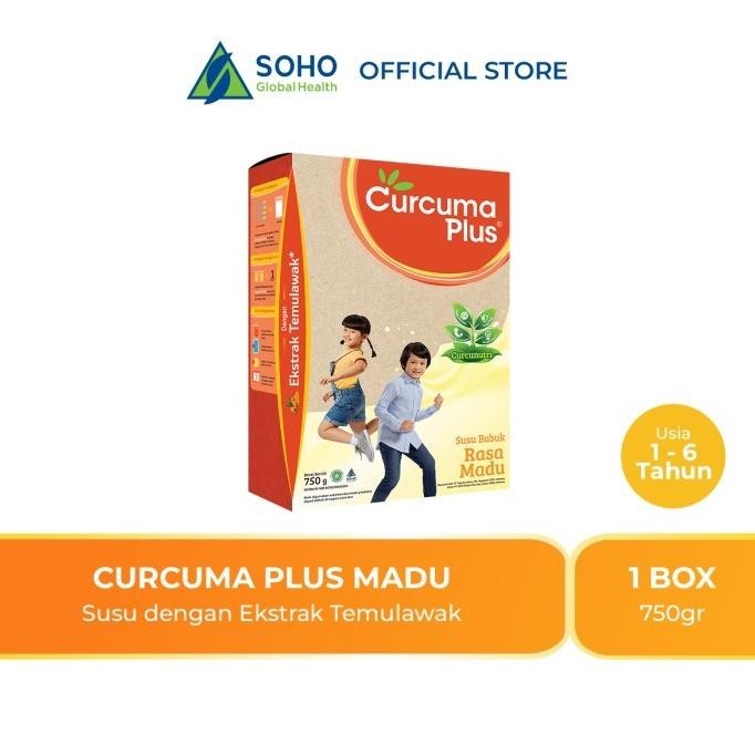 

Curcuma Plus Susu Bubuk Temulawak Tumbuh Kembang Anak - Madu 750gr