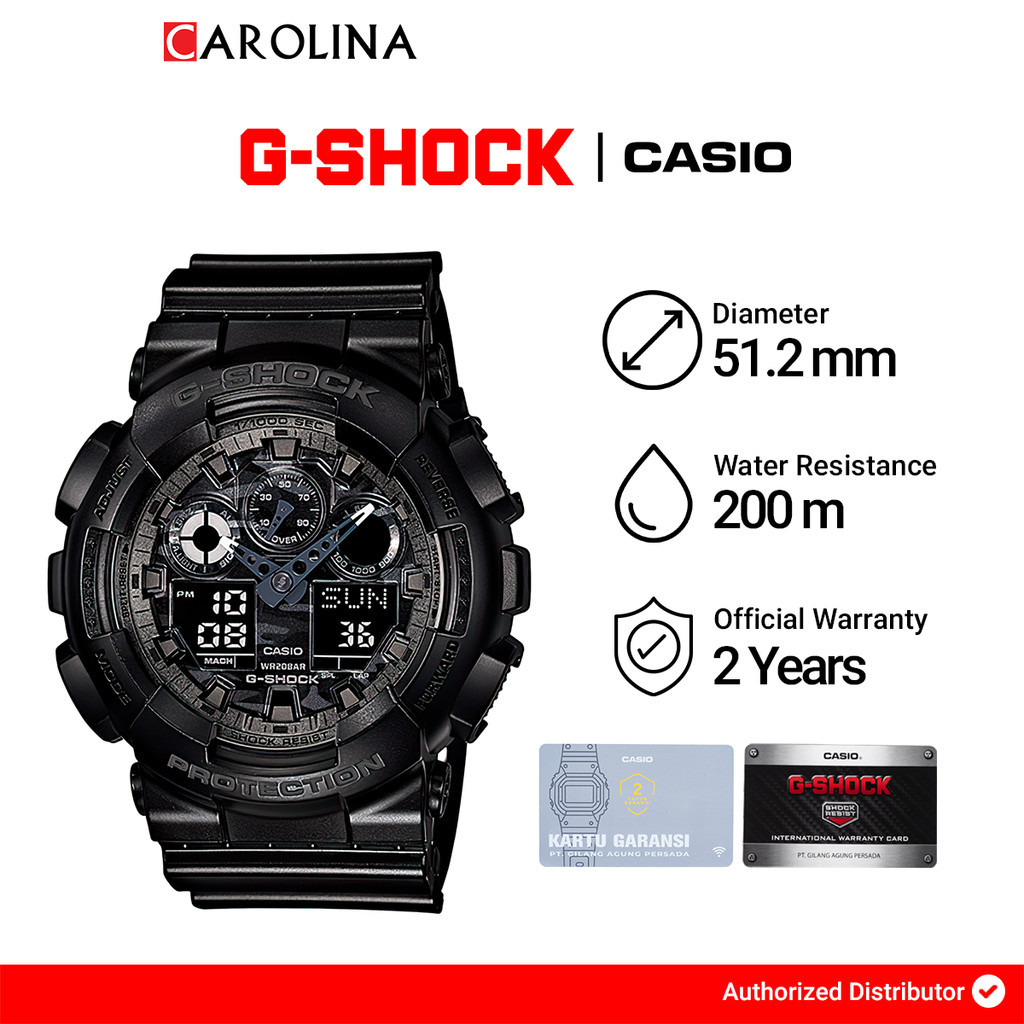 Jam Tangan Casio G-Shock GA-100CF-1A