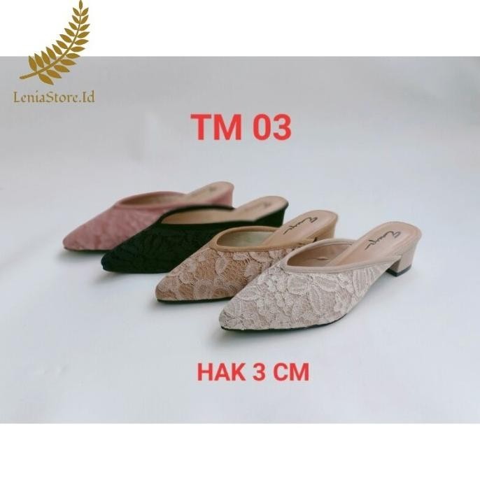 Sepatu Sandal High Heels Pesta Pernikahan Wedding Kondangan Wanita 3cm